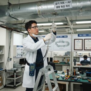 환기설비 풍량 측정 관련 이미지