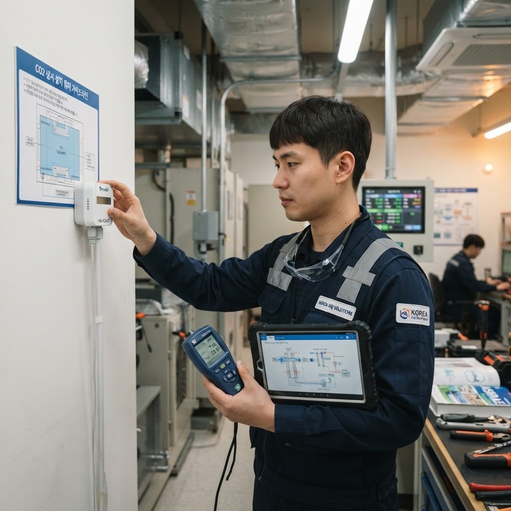 CO2 센서 설치 위치 관련 이미지