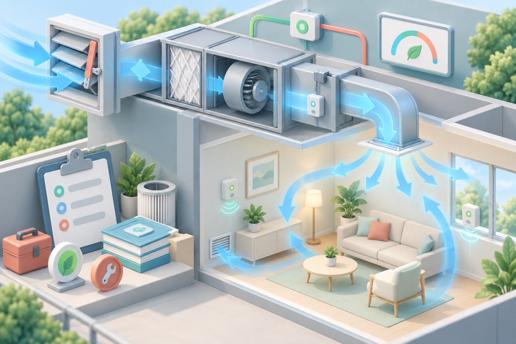 외기댐퍼 최소개도율 관련 이미지