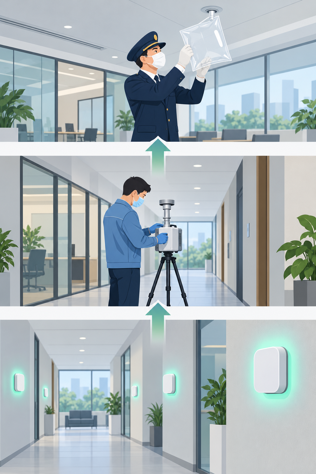 정기측정 간이측정 차이 개념 그림